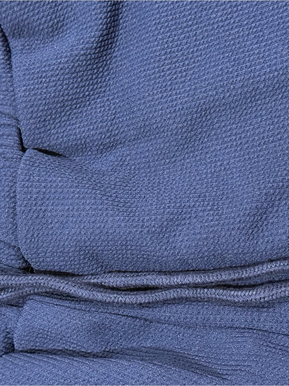 SHEIN Navy Ribbed Drawstring Set - Picture 3 of 4